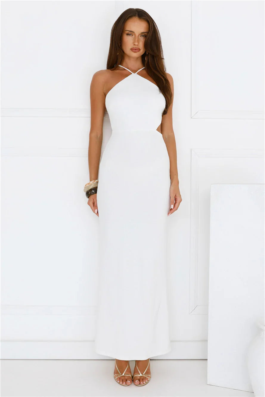 Tropiluxe Maxi Dress Cream